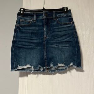 American eagle jean skirt size 00